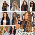 Goddess Boho Box Braids Crochet Hair with Curly Ends 1PCS Synthetic Pre-Looped
