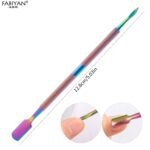 11 Style Stainless Steel Cuticle Spoon Pusher Fork Dead Skin Nail Art Files UV Gel Polish Remove Manicure Care Groove Clean Tool
