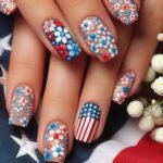 Summer Sweetheart Handmade Press On Nails  Short Coffin  Stars Moon