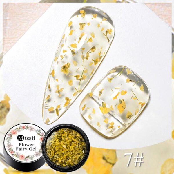 5-in-1 Glue Gel  - Reinforcement Gel, No-Wipe Top Coat, Manicure UV LED Soak Off Nail Gel Varnish for 3D Chrome Design